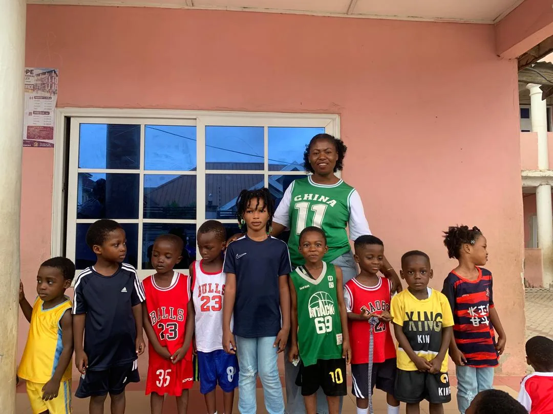 Hope Educational Complex students in sportswear